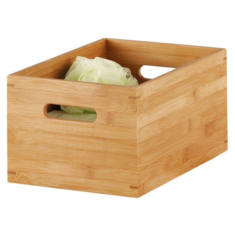 Bambusový organizér pro skladování, 30x20x14 cm, ZELLER 13340 hnědá