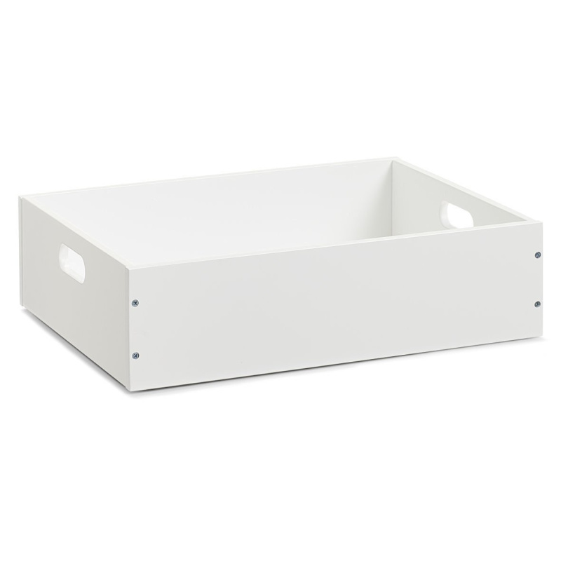 Zeller Úložný box v bílé barvě, 40 x 30 x 11 cm, MDF deska 13351 bílá