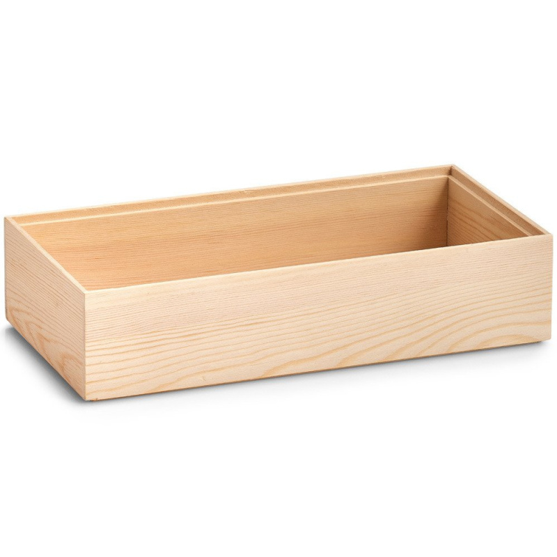 Zeller Univerzální úložný kontejner, borovice box, krabička s malými předměty, béžová