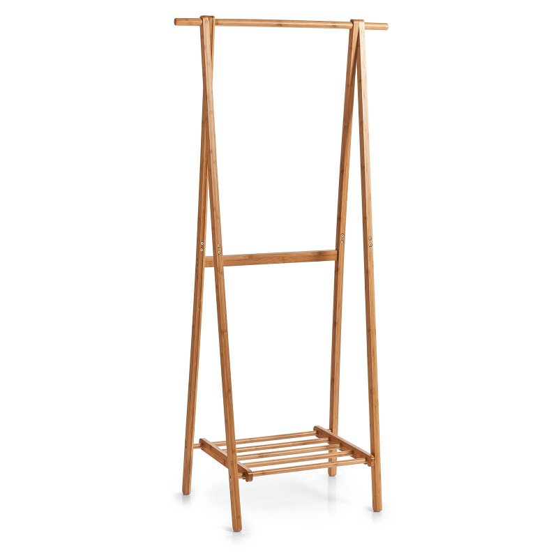 Zeller Bambusový věšák na kabáty, výš, 159 cm hnědá
