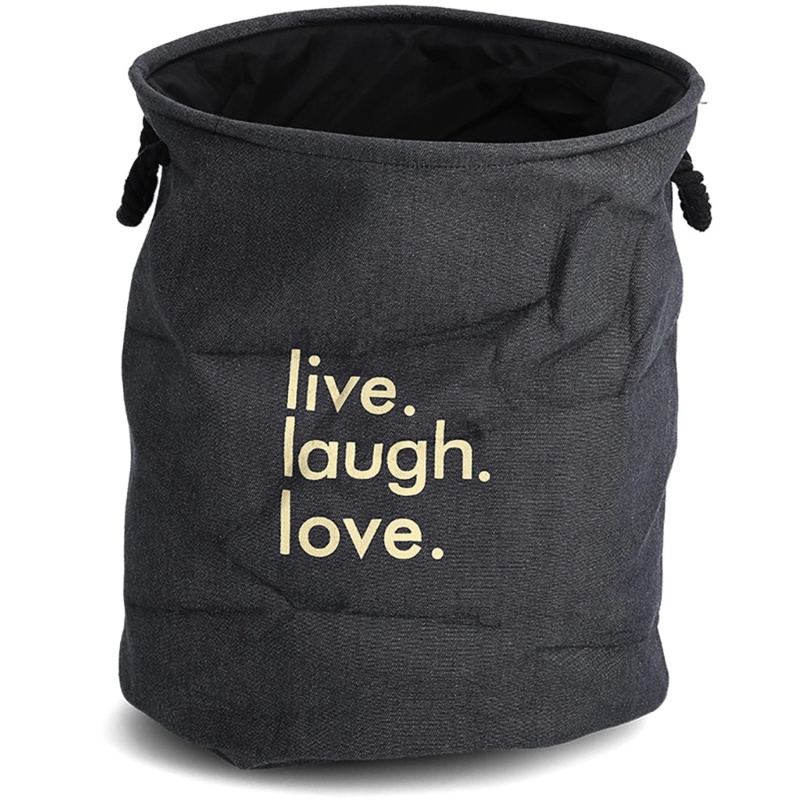 Zeller Present Látkový koš na prádlo Denim, pr. 40 x 50 cm