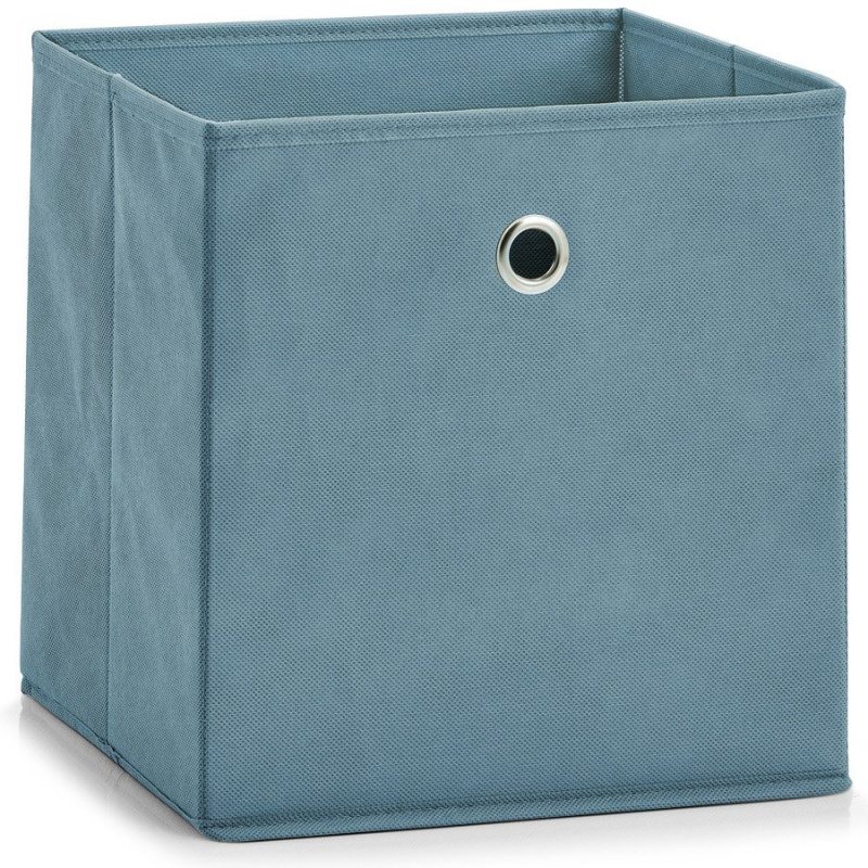 Zeller Látkový úložný box 28x28x28 cm kouřově modrý 14423 modrá