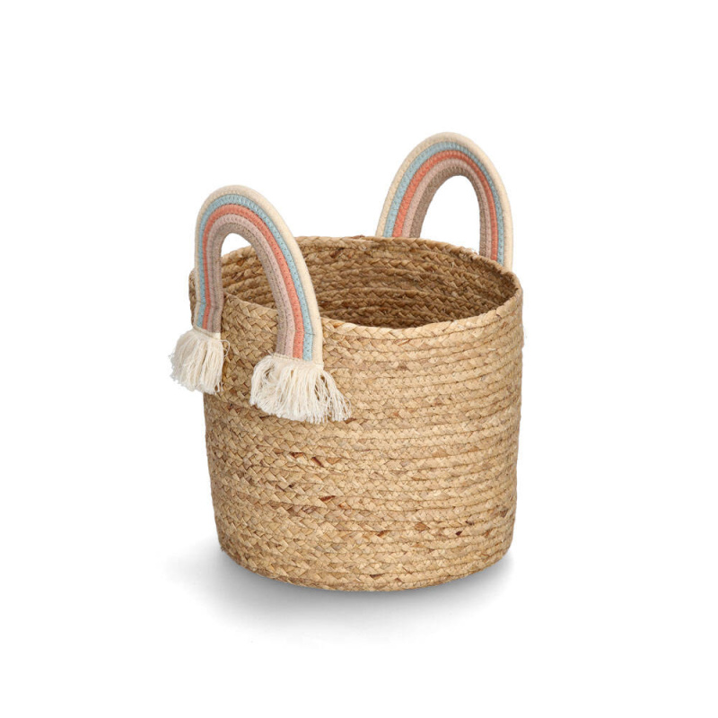 Zeller Úložný pletený košík z mořské trávy, ⌀ 35 cm hnědá