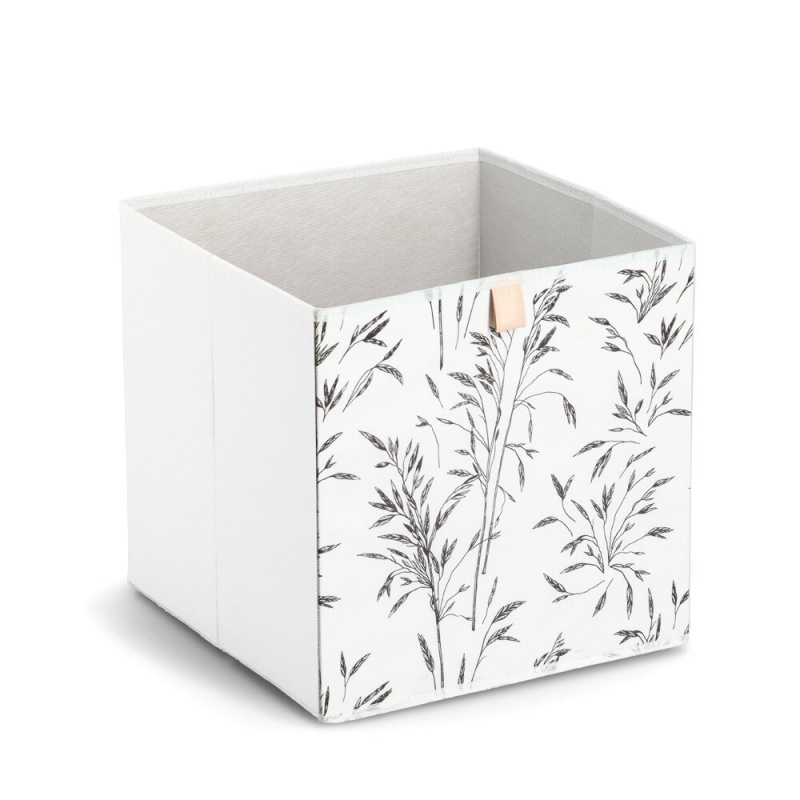 Zeller Úložný box NATURE BOX, 32 × 32 × 32 cm, bílý bílý