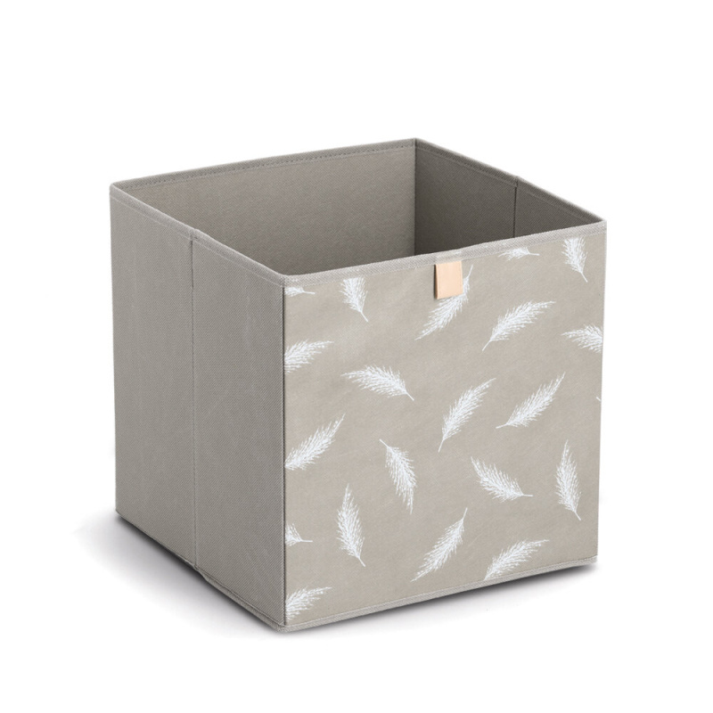 Zeller Úložný box NATURE BOX, 32 × 32 × 32 cm, šedý šedá
