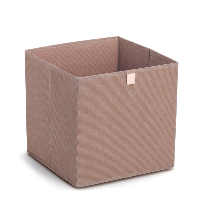 Zeller Úložný box STORAGE, 32 × 32 × 32 cm, hnědý hnědý