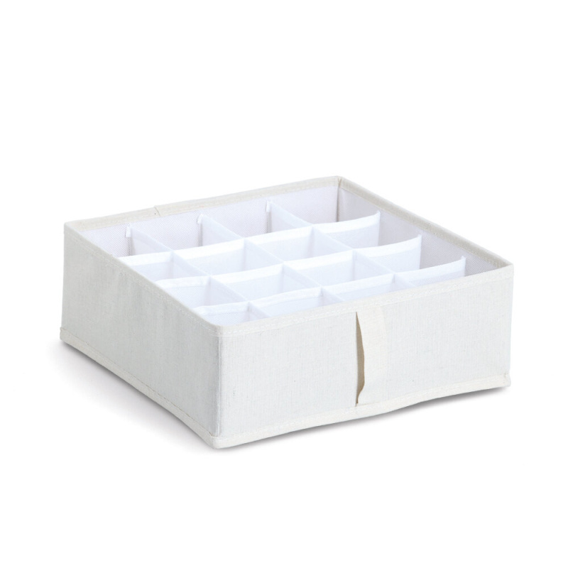 Zeller Organizér na spodní prádlo NOMAD s 16 přihrádkami, 30 × 30 × 11 cm béžová