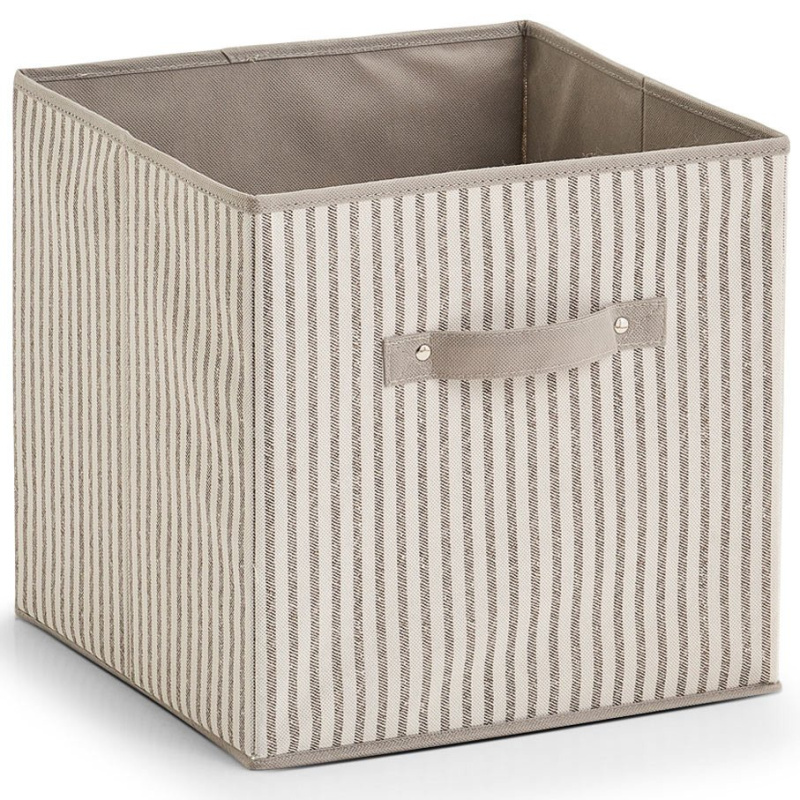Skladovací kontejner, skládací box - 31 x 31 x 31 cm, ZELLER 14643 béžová