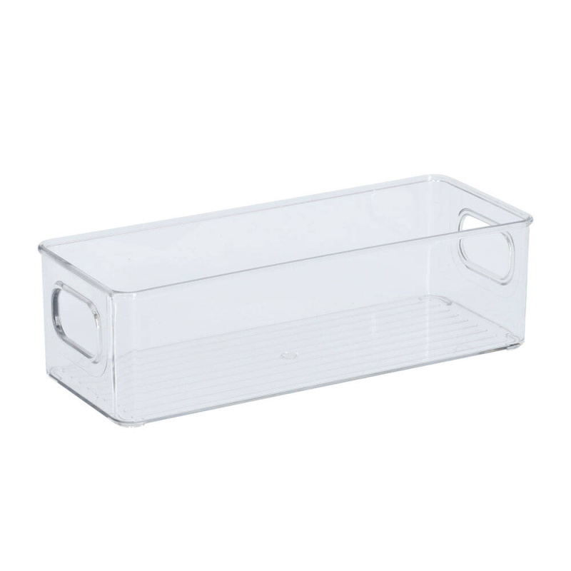 Zeller Transparentní plastový organizér, 25,5 x 9,5 x 7,6 cm transparentní