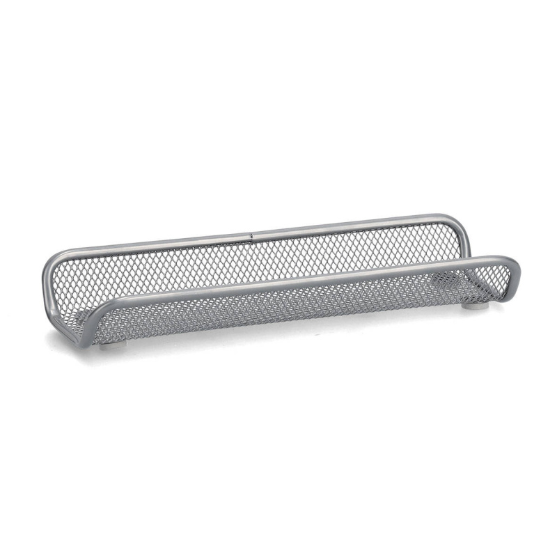 Zeller Organizér na kancleřské potřeby z kovové sítě, 25 x 9 cm, šedý šedá