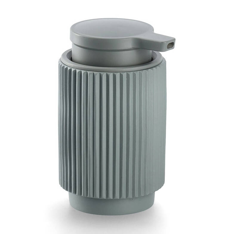 Zeller Proužkovaný dávkovač z polyresinu STRIPES, Ø 8 cm zelená