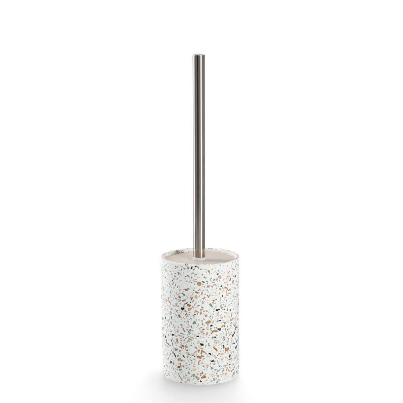 Zeller WC kartáč s betonovou nádobou TERRAZZO, Ø 10,3 cm vícebarevná