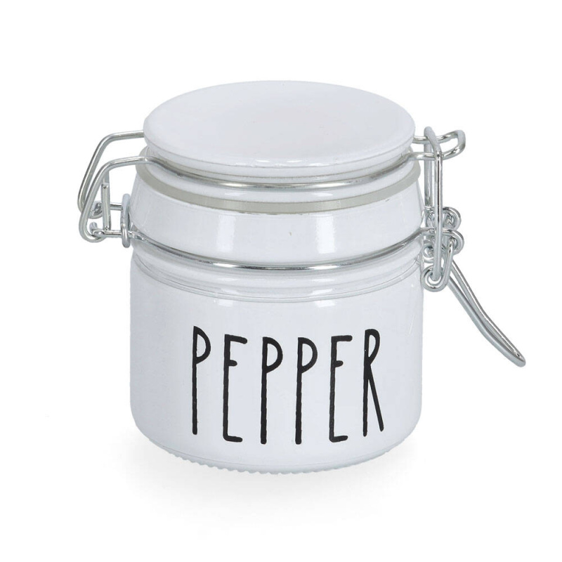 Zeller Dóza na pepř s klipem, 100 ml bílá