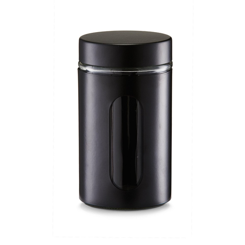Dóza na sypké potraviny, 900 ml, černá, ZELLER černá