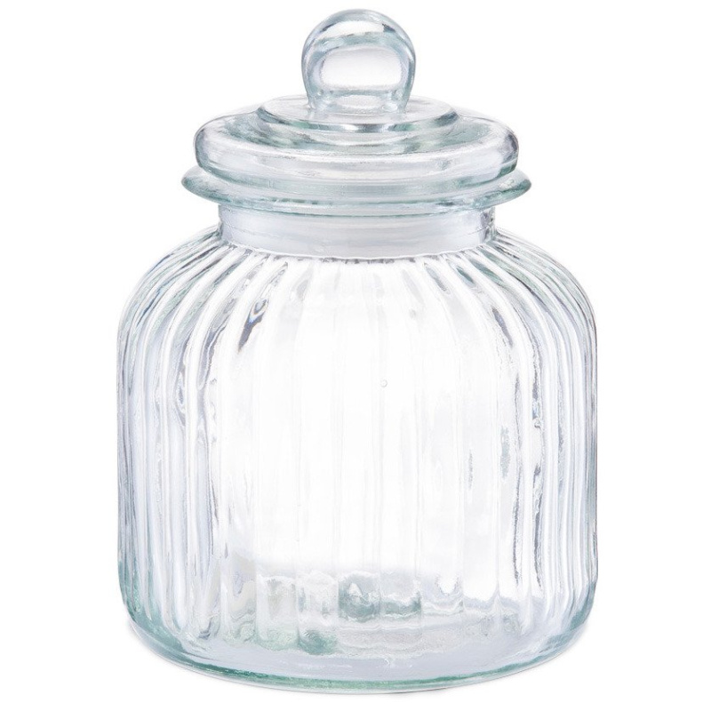 Skleněná nádoba NOSTALGIE na potraviny, 2800 ml, ZELLER 19935 transparentní