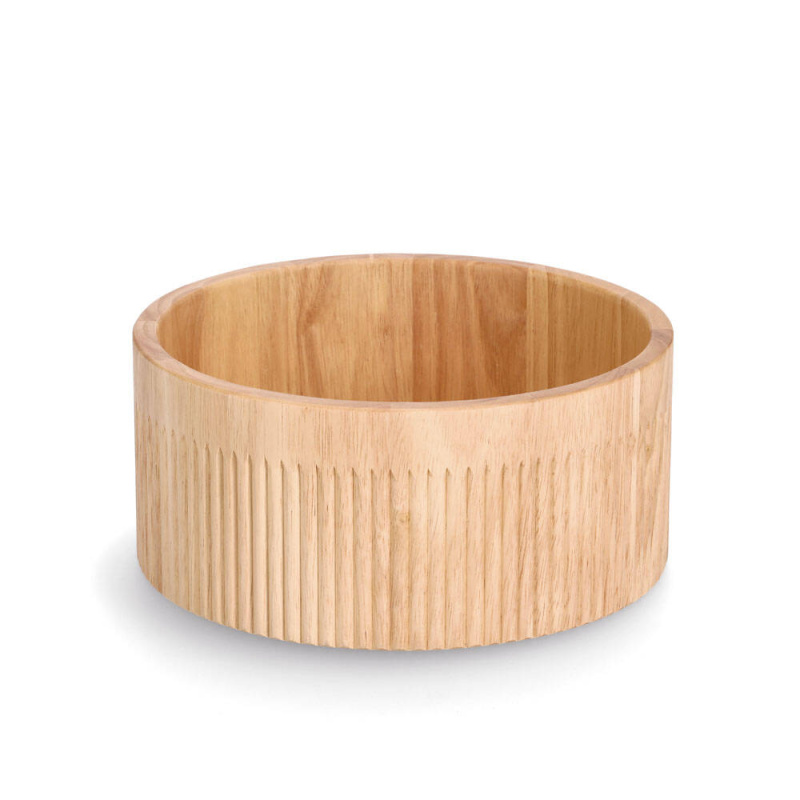 Zeller Válcová proužkovaná miska, bambus, Ø 27 x 12 cm vícebarevná