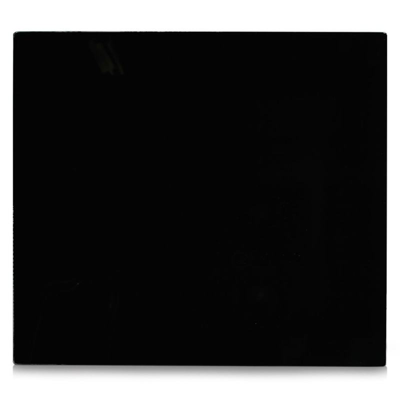 Ochranný skleněný panel BLACK na sporáky - velký, ZELLER 26284 černá