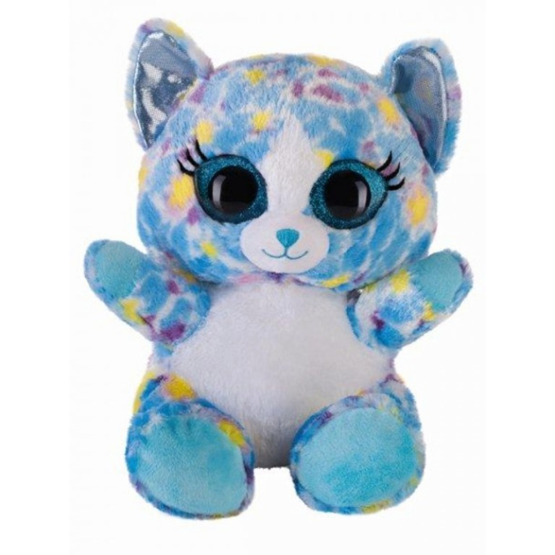 Blickfanger kočka modrá plyš 24cm