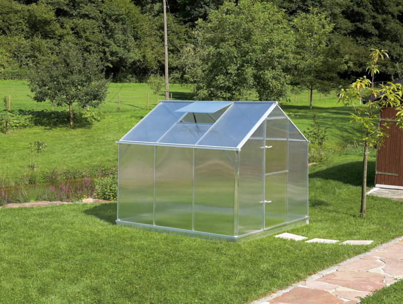 Gutta Zahradní skleník z polykarbonátu Gardentec F Rozměr: F3 2,28 x 2,27 m