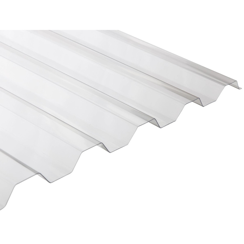 Gutta Vlnitá deska Guttagliss PVC trapéz, 0,8 mm, 70/18, čirá, 200 x 90 cm