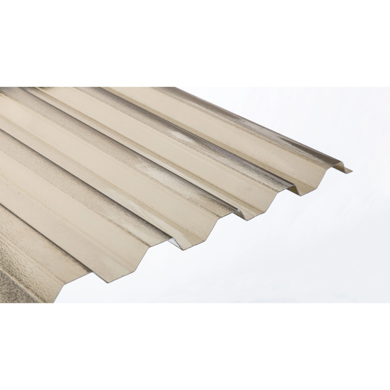 Guttagliss Polykarbonátová trapézová deska Makro ST bronz, 2500 x 1060 mm