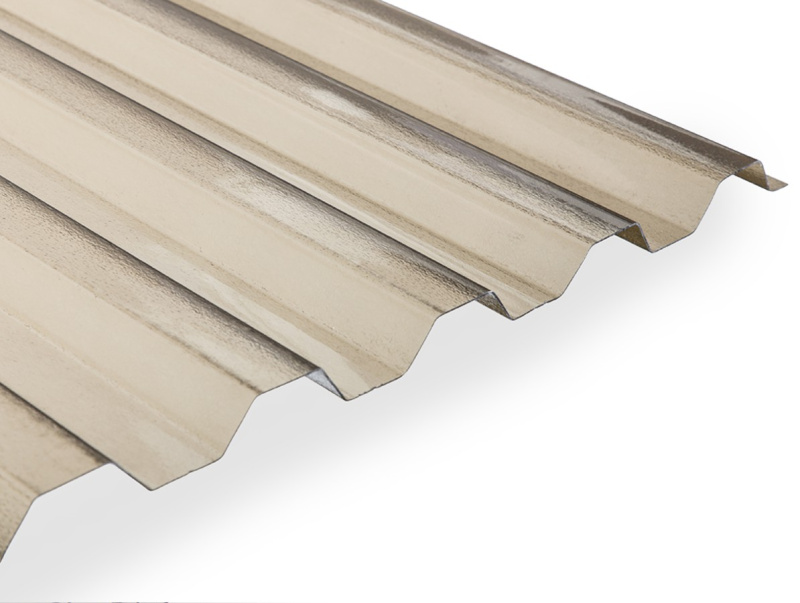 Guttagliss Polykarbonátová trapézová deska Makro ST bronz, 2500 x 1060 mm