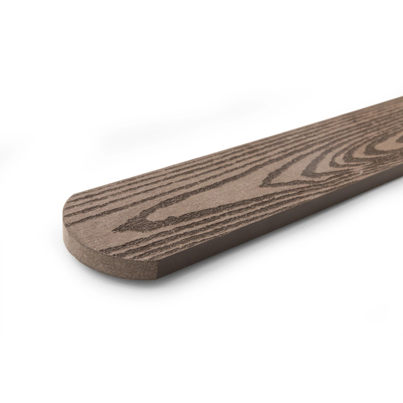 Gutta WPC plotovka Guttafence oblá tmavě hnědá (RAL8019) 71 x 11 x 1000 mm