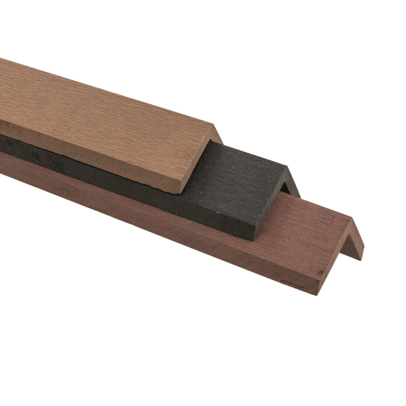 Gutta WPC ukončovací lišta Guttadeck tmavě šedá 50 x 50 x 2900 mm