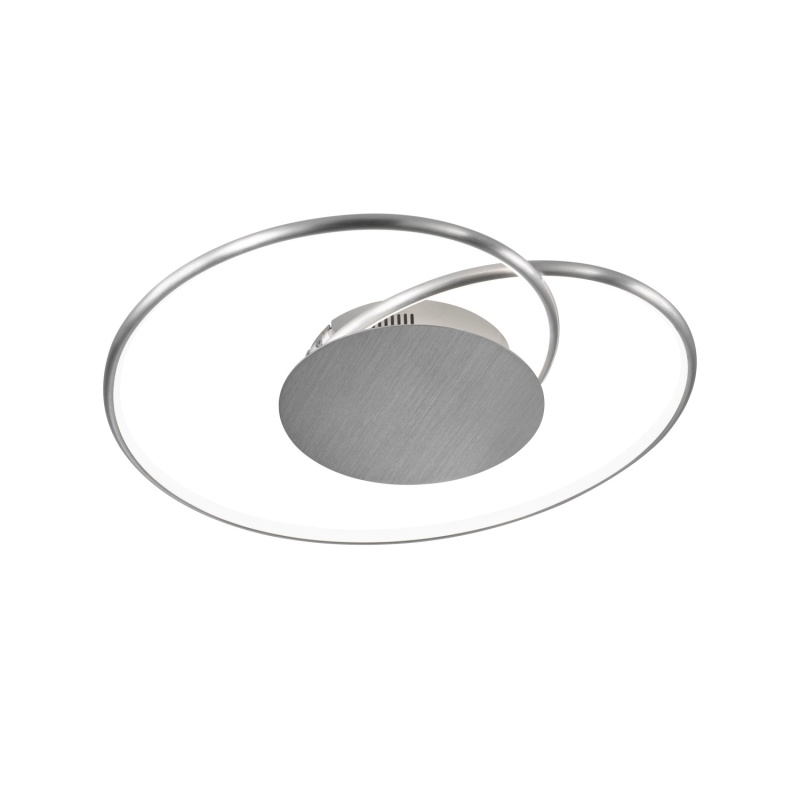 Stropní LED svítidlo Opus 1-bodové broušený hlíník