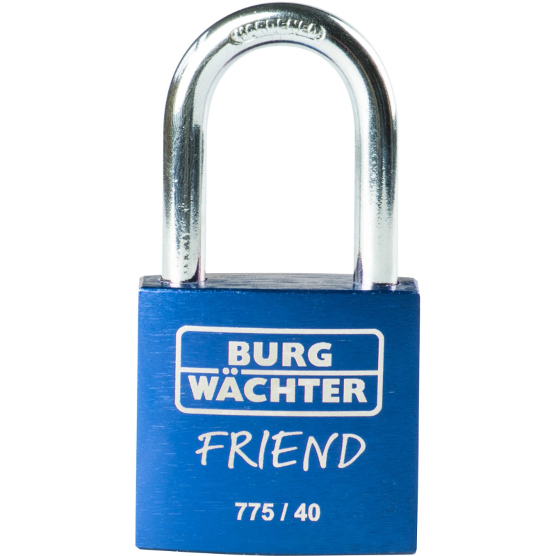 Burg Wächter Visací zámek s cylindrickou vložkou 775 40 35 BLUE SB, modrý