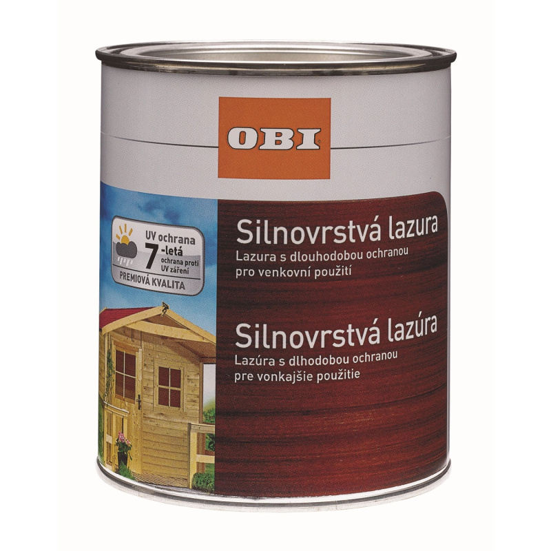 OBI Silnovrstvá lazura pro venkovní použití palisandr 750 ml