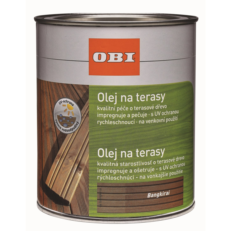 OBI Terasový olej bangkirai 2,5 l