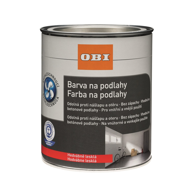 OBI Barva na podlahy antracitová 750 ml