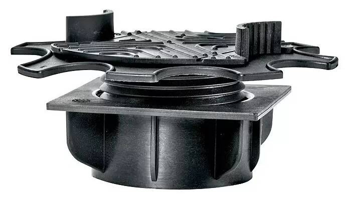 Výškově nastavitelné základny terasy Spax Extras / plast / 3 ks / černá Varianta: ivi1