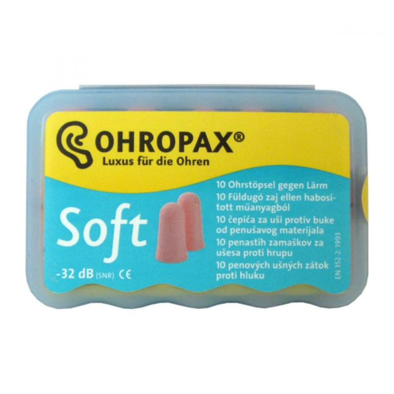 CHRÁNIČ sluchu Ohropax SOFT 10 ks