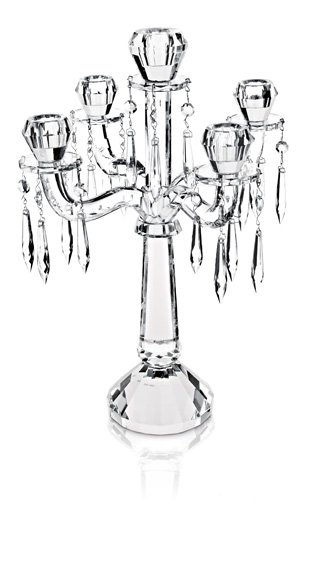 Villeroy & Boch Retro skleněný pětiramenný svícen, 43 cm 11-7219-0915