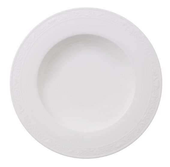 Villeroy & Boch White Pearl hluboký talíř, Ø 24 cm 10-4389-2700