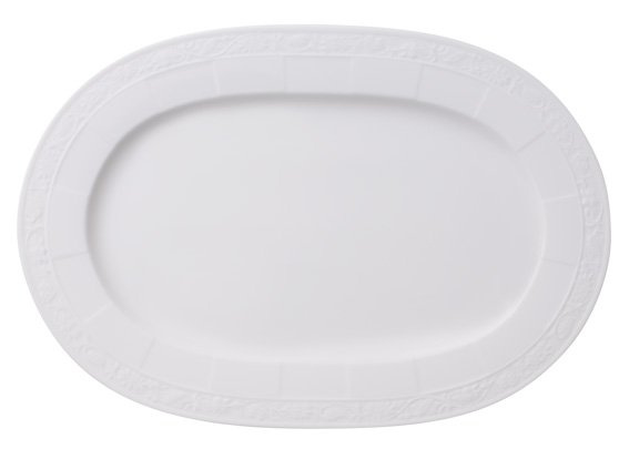 Villeroy & Boch White Pearl oválný servírovací talíř, 35 cm 10-4389-2960