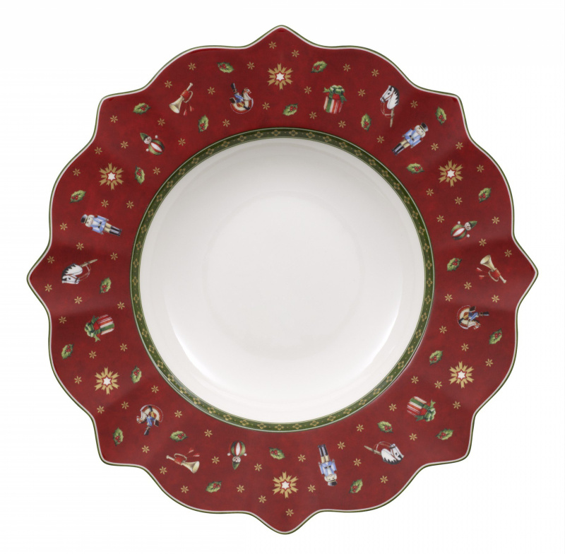 Villeroy & Boch Toy´s Delight hluboký talíř, červený, 26 cm 14-8585-2700