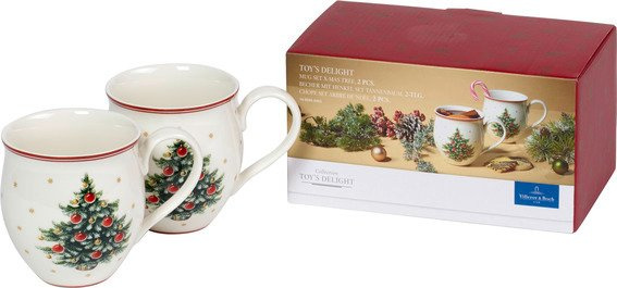 Villeroy & Boch Toy´s Delight sada 2 hrnků, vánoční stromek, 0,34 l 14-8585-8403