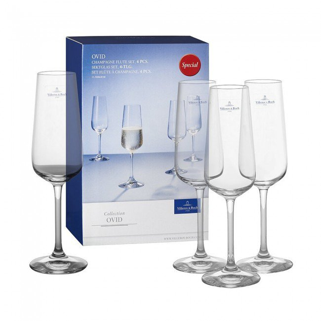 Villeroy & Boch Ovid sada sklenic na šampaňské, 4 ks 11-7209-8130