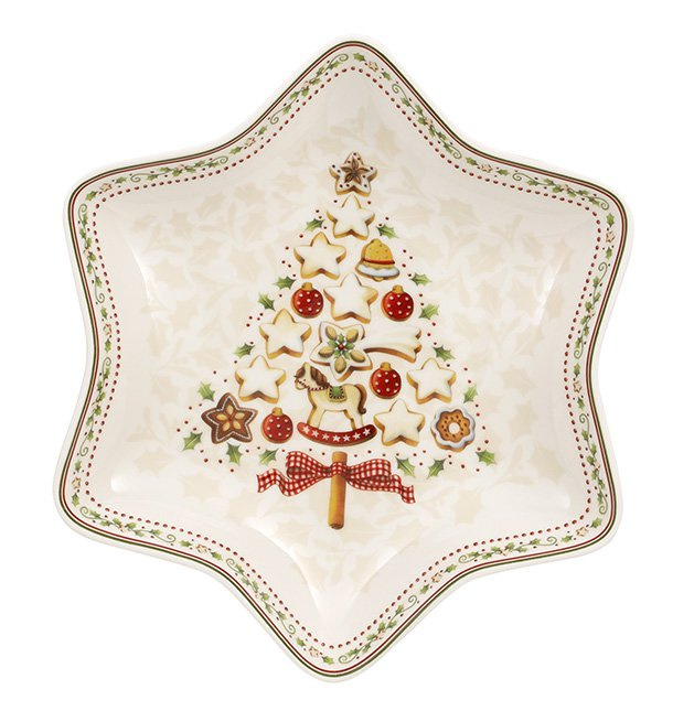Villeroy & Boch Winter Bakery Delight mísa ve tvaru hvězdy, stromeček, 24,5 cm  14-8612-3776