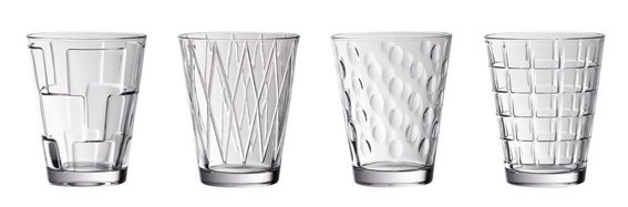 Villeroy & Boch Dressed Up Clear sada sklenic na vodu, 4x 0,31 l  11-3620-8152
