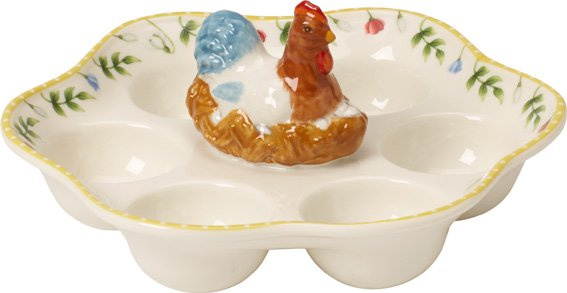 Villeroy & Boch Spring Awakening talíř na vejce se slepičkou, Ø 20 cm 14-8638-3593