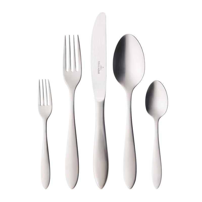 Villeroy & Boch Arthur brushed sada příborů, matné, 30 ks 12-6394-9057