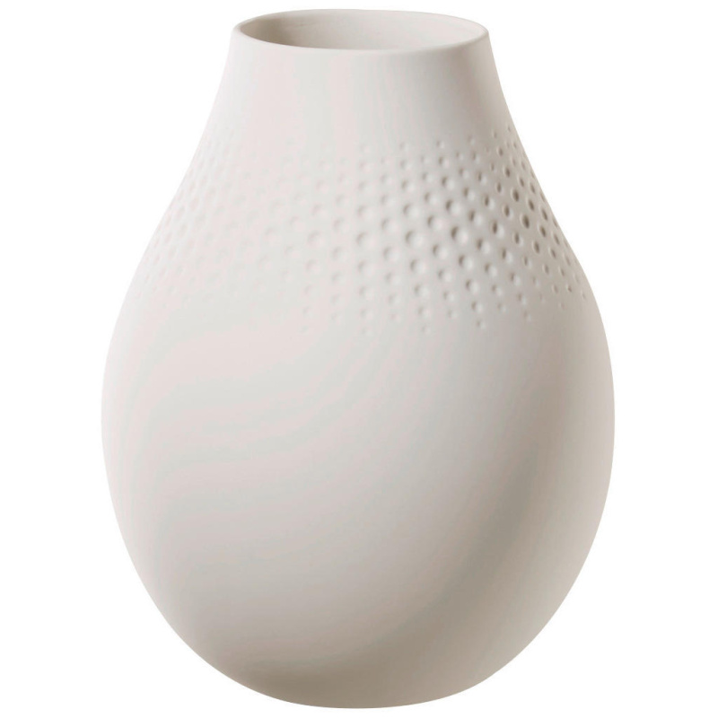 Villeroy & Boch Collier Blanc porcelánová váza Perle, 20 cm 10-1681-5513