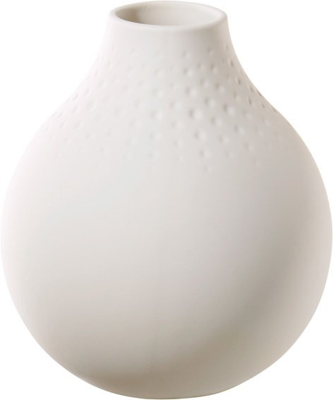 Villeroy & Boch Collier Blanc porcelánová váza Perle, 12 cm 10-1681-5516