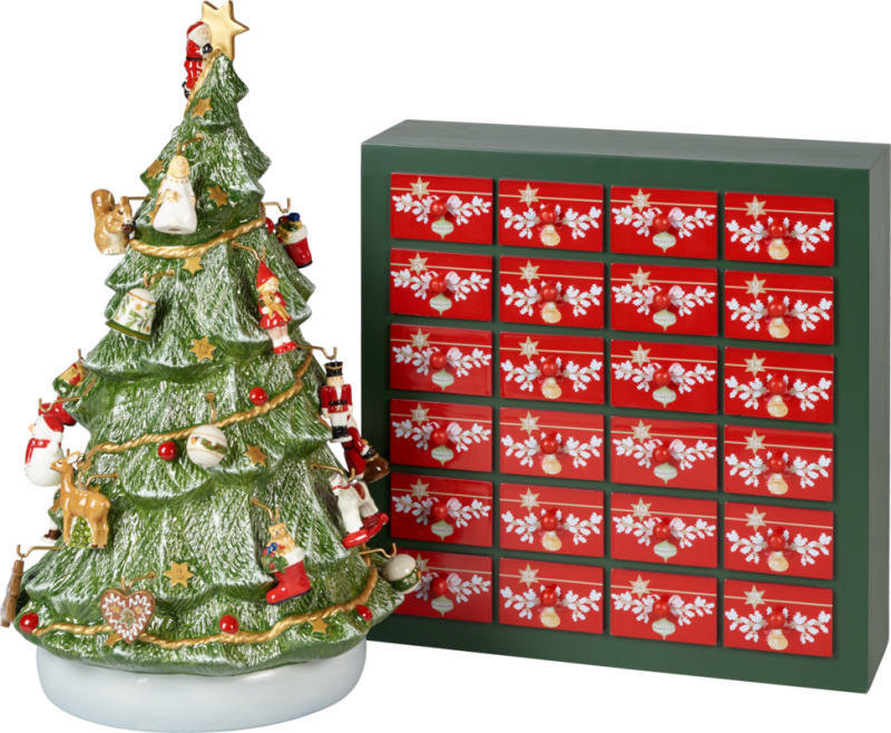 Villeroy & Boch Adventní kalendář, stromek Christmas Toys Memory, 53 cm 14-8602-9598