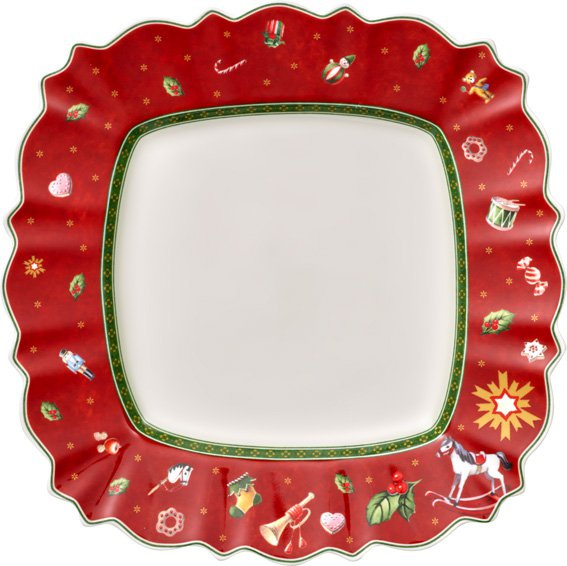 Villeroy & Boch Toy´s Delight jídelní talíř, červený, 28,5 x 28,5 cm 14-8585-2626