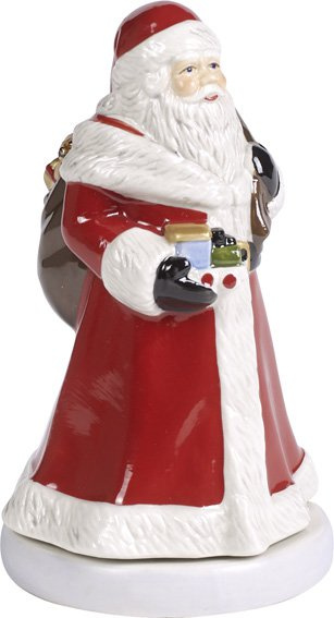 Villeroy & Boch Nostalgic Melody otáčející se Santa s hracím mechanismem, 15 cm 14-8640-6302